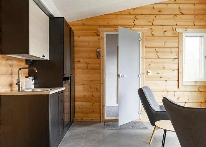 Moekki Ulkoporealtaalla Apartmán Uurainen